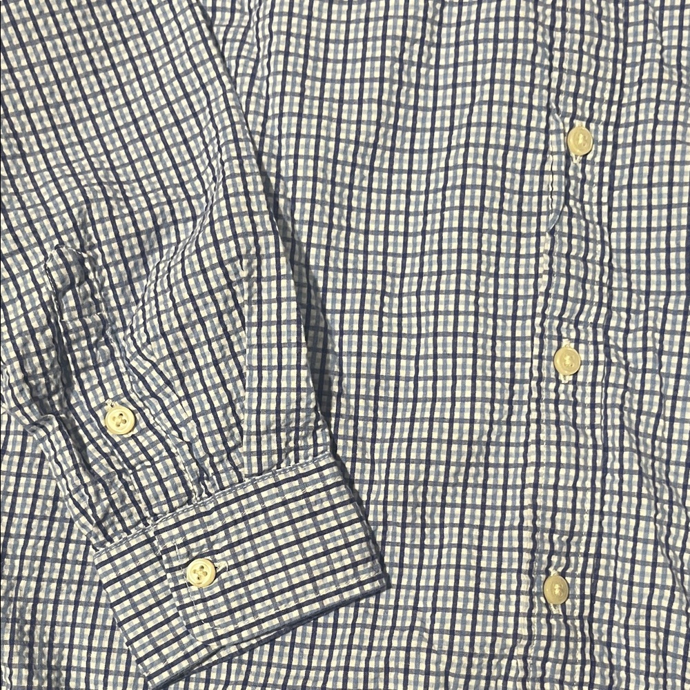 Polo by Ralph Lauren kids XL 18/20 Blue Plaid Shirt - Picture 4 of 5